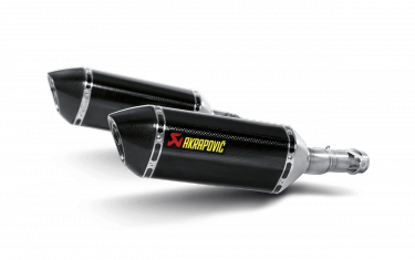 2x Akrapovic Slip-on Line Carbon Einddempers (L+R) met E-keur Kawasaki Z 1000 SX 2010 > 2013